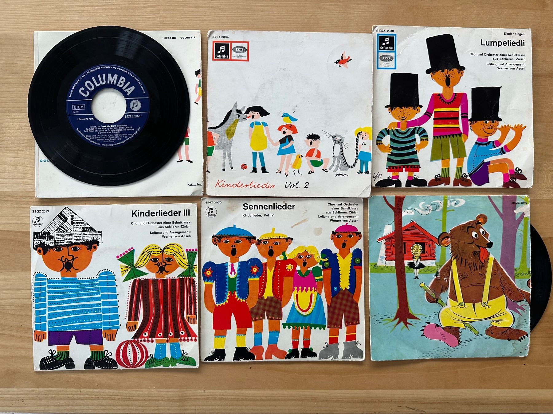 Dischi in vinile: Vinyl Schallplatten Kinder – Usato da Zürich venduto da ruedigg