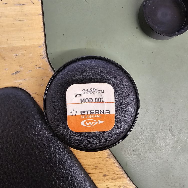 Couronne De Montre Cabochon 45 Filetage 0.80 - Plaqué Or Rose - NOS (Neuve Ancienne)