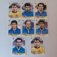 8x Panini WM 1990 JUGOSLAWIEN  Stickers Lot FIFA World Cup