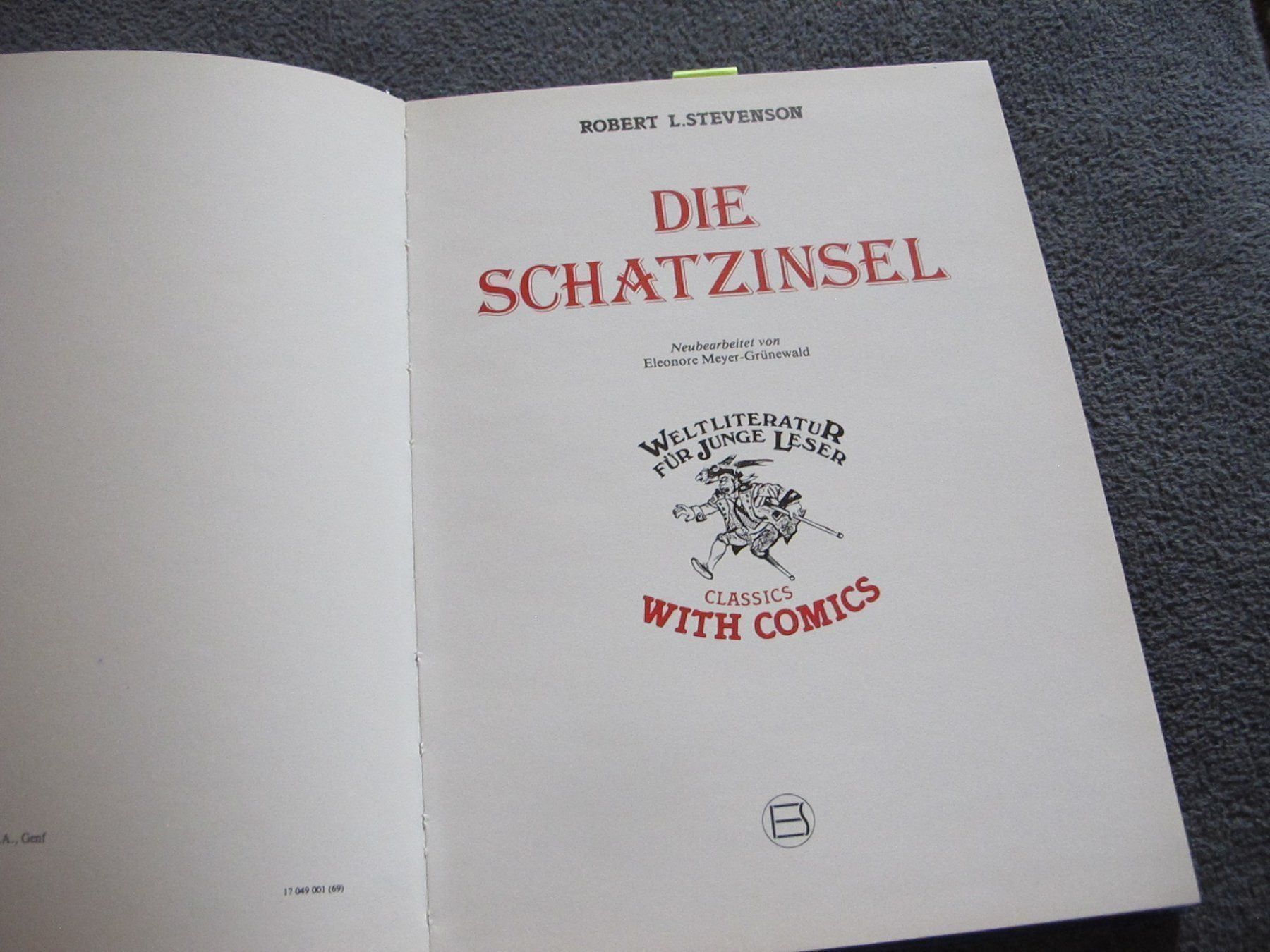 Livres: Robert L. Stevenson: Die Schatzinsel – D'occasion à Löhningen par Chimae67 2