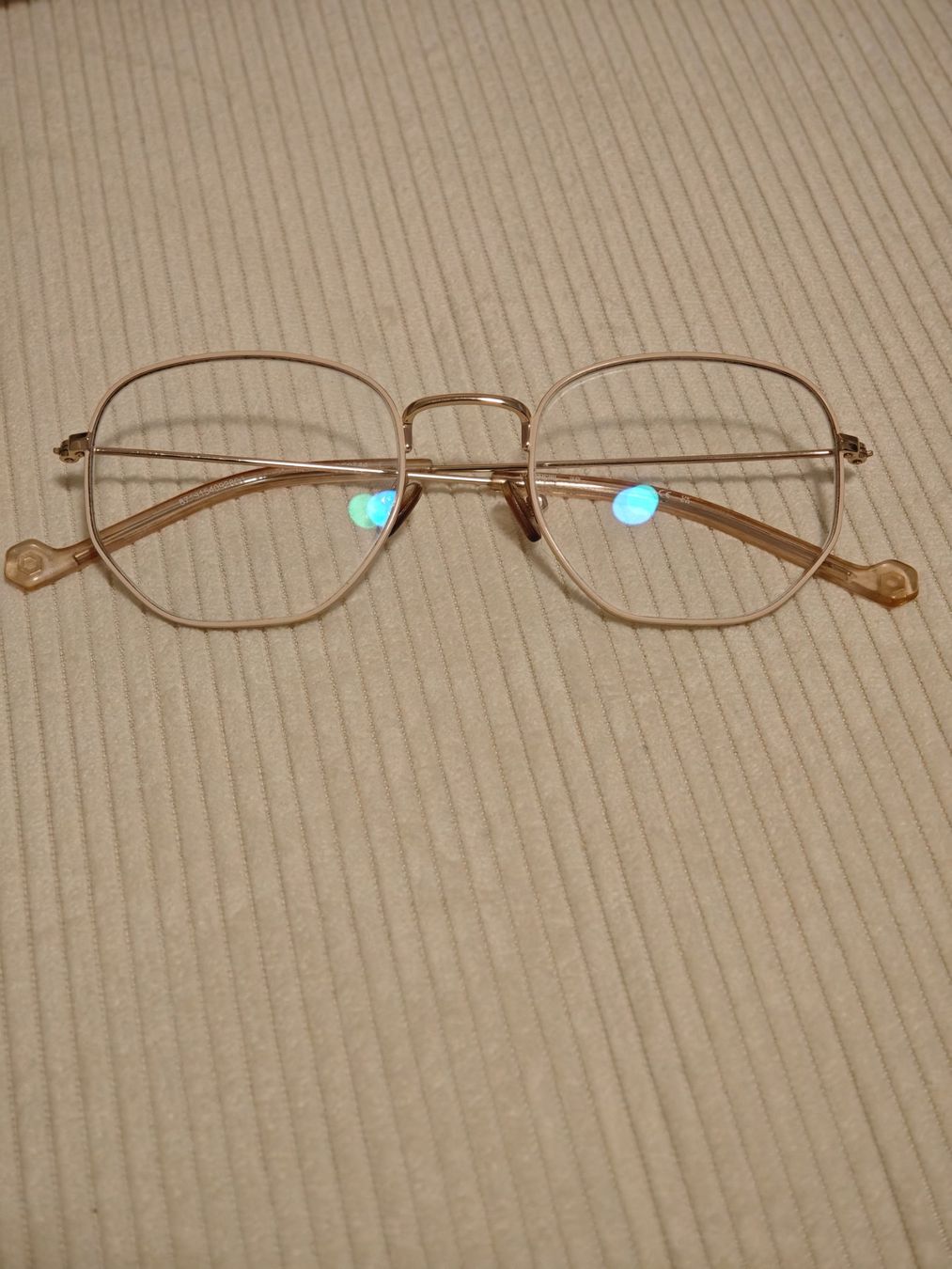 Brillen & Gläser: Brille Unofficial ae Goldfarben Rahmen – Gebraucht aus Gunzgen von 0Aurin0