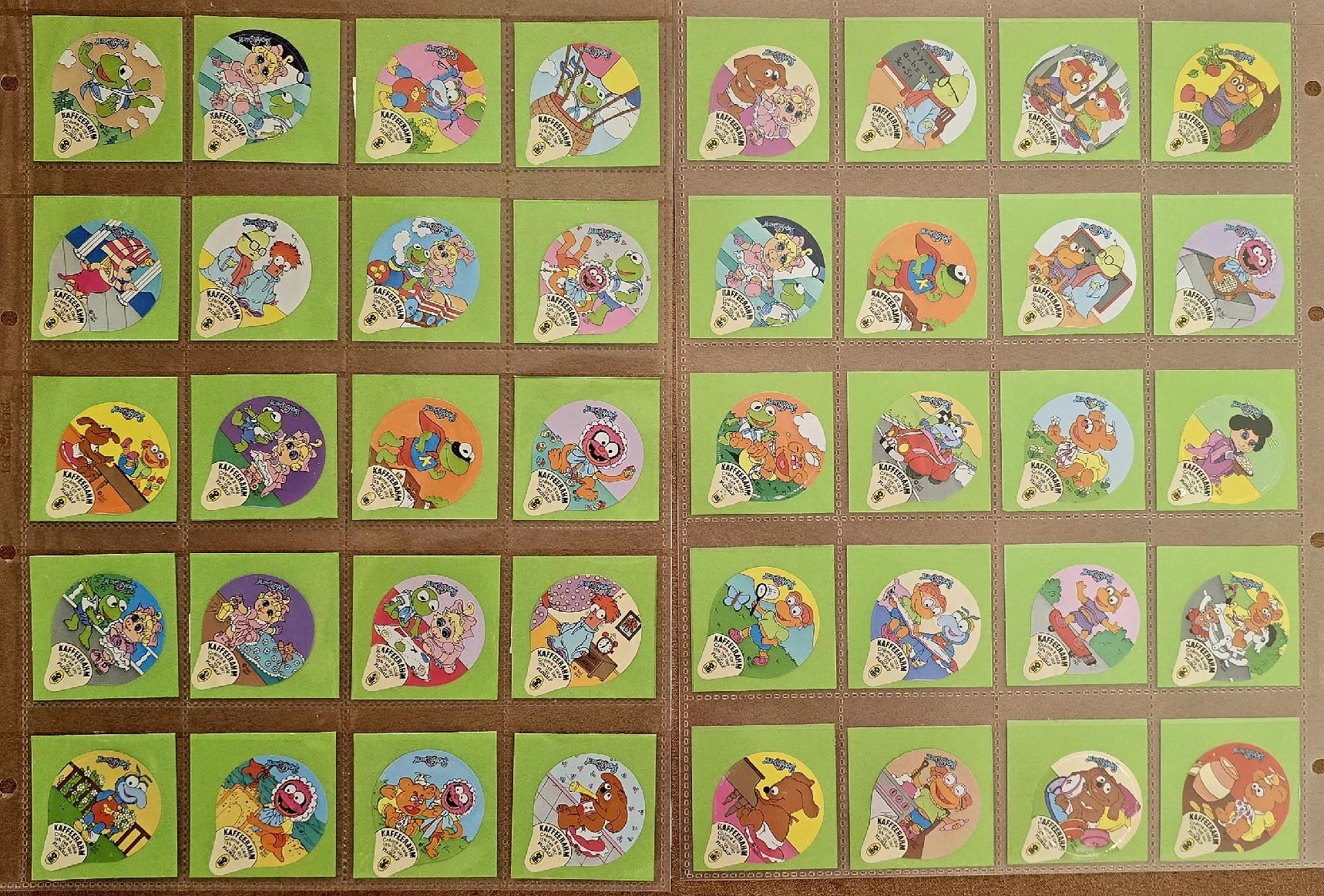 Floralp Coperchi dei cremini per caffè: 40 opercules crème à café Muppet show babies – Usato da Vessy venduto da madfamily 1