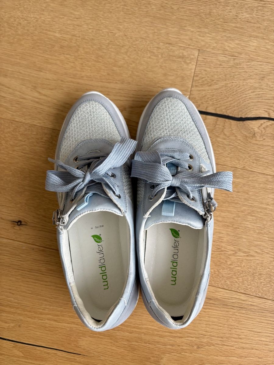 Scarpe da donna: Waldläufer Damenschuhe Gr. 5 Hellblau Sommer Sneaker Beque – Usato da Steffisburg venduto da Bird304 2