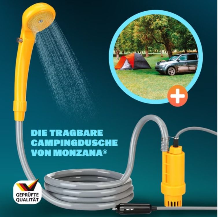Duschen: Campingdusche mit Tauchpumpe – Dusche für Outdoor, Garten – Neu und originalverpackt aus Saxon von Millestorie 2