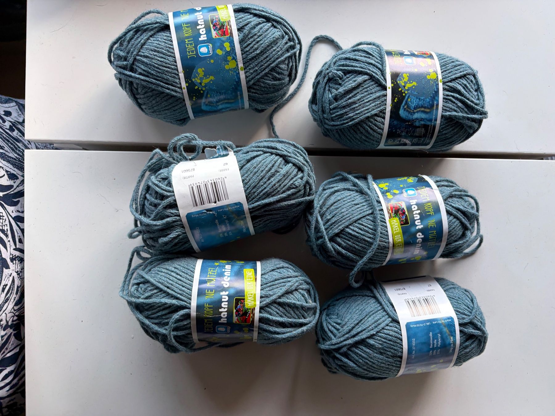 Lana: 6 Knäuel Denim Hatnut – Nuovo (secondo la descrizione) da Büsserach venduto da bor_s88m 2