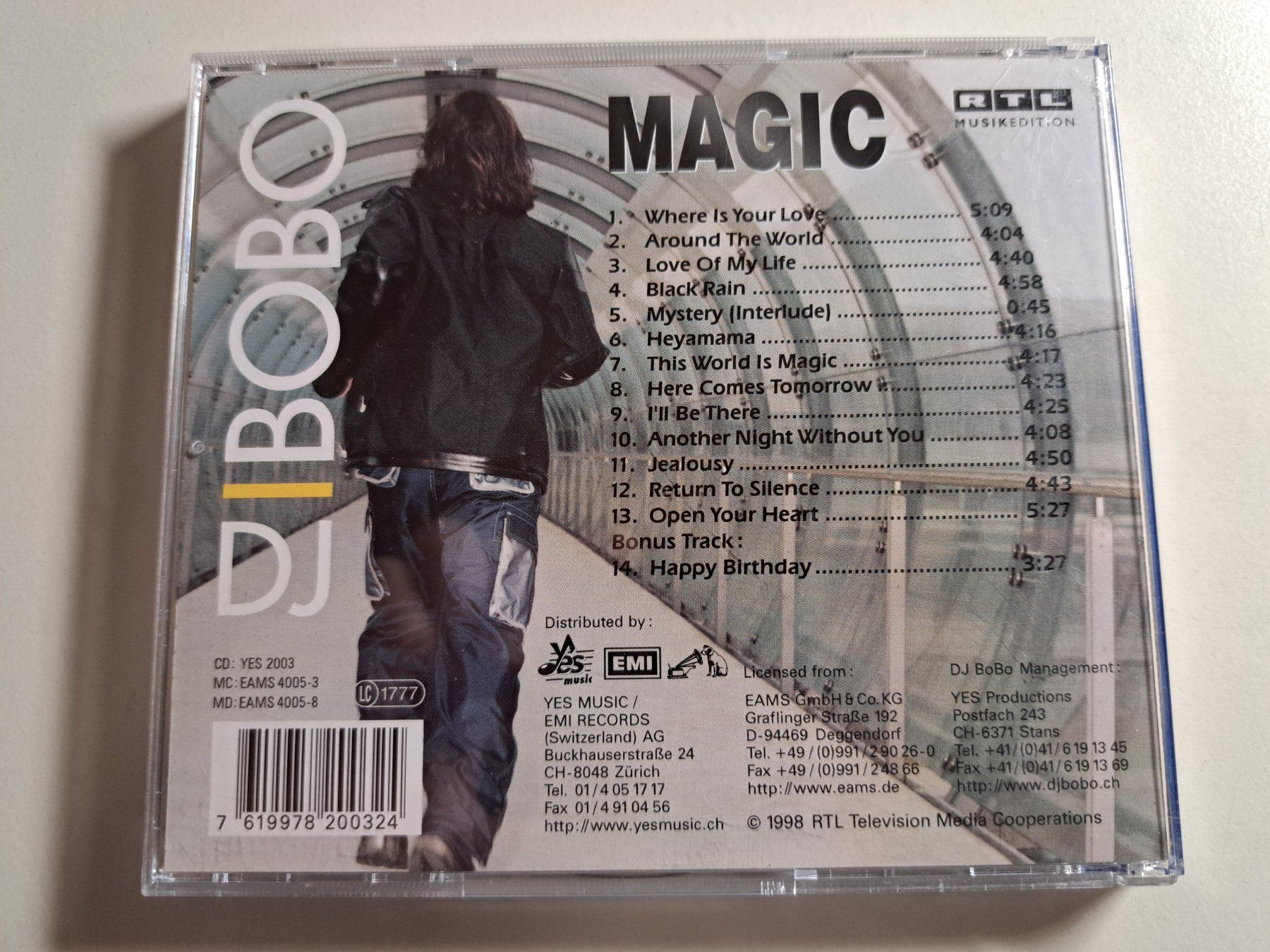 CD: DJ BOBO - Magic – Usato da Wichtrach venduto da LuckyLuke69 1