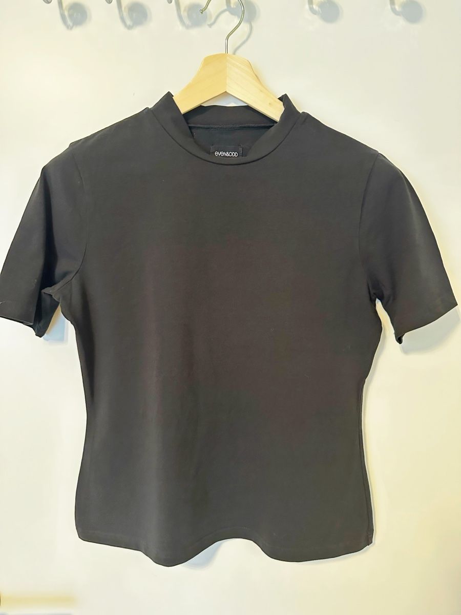 Top: Even&Odd Shirt, schwarz, Grösse XL – Usato da Eglisau venduto da Brewster1