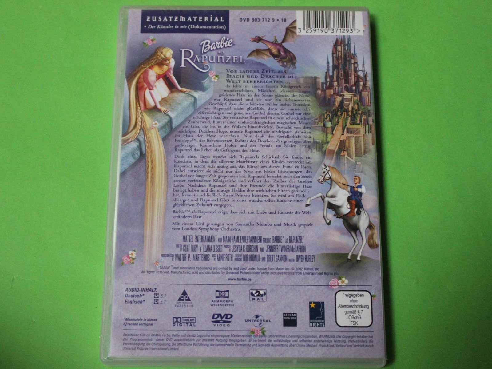 Alle DVDs: Barbie als Rapunzel DVD – Gebraucht aus Tübach von JamesStone 2