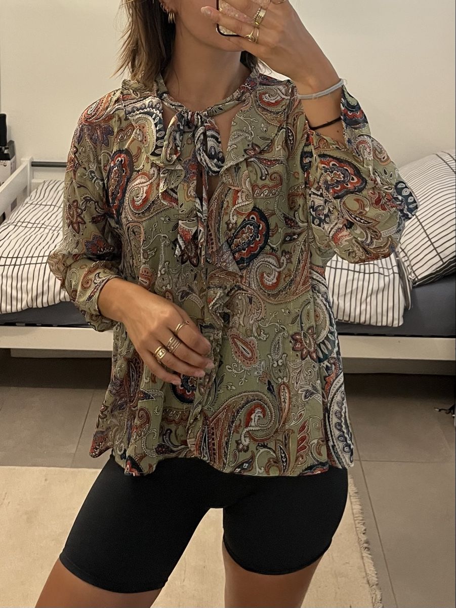 Zara Camicette: Chemise bohème de ZARA taille M  – Nuovo (secondo la descrizione) da Aigle venduto da sow_m7gm 2