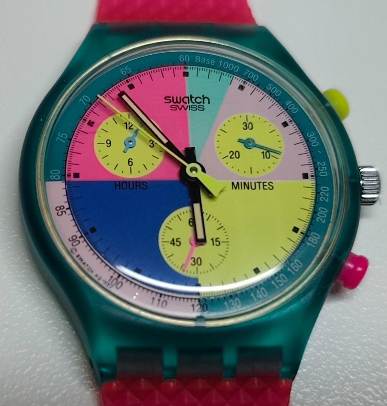 Swatch Orologi: Swatch⌚NEU CHRONO FLASH ARROW - SCL100 – Nuovo e nell'imballaggio originale da Eschenbach SG venduto da Piratenschatz 3