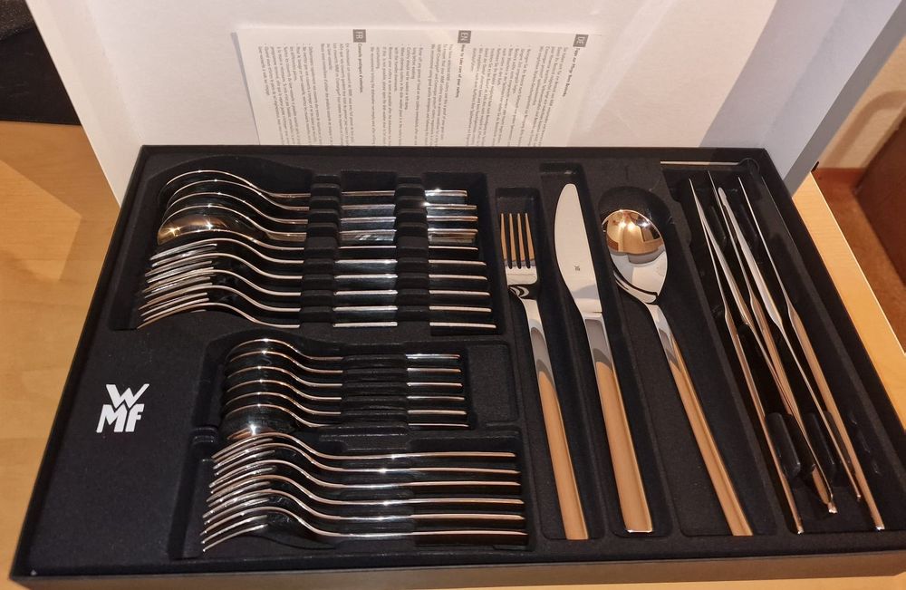 WMF 1228026340 Ambiente Cromargan Protect Table Fork, Silver