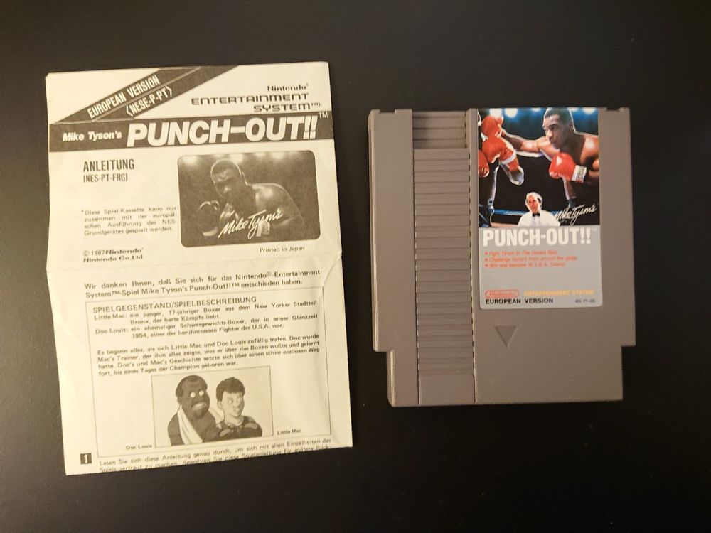Nintendo NES - Punch-Out!! - PAL - EEC - Modul + Anleitung (Gebraucht ...