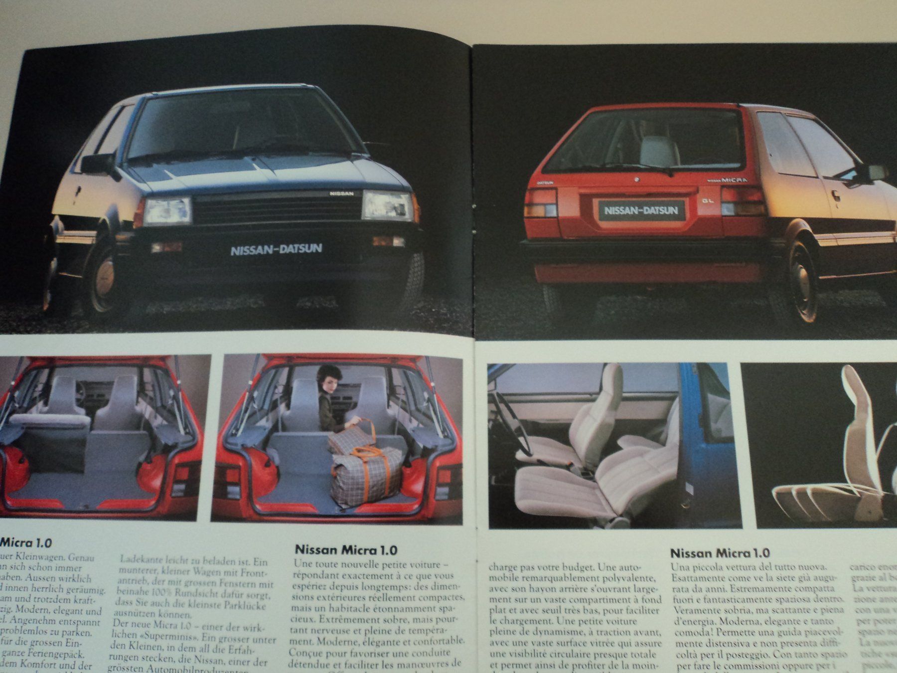 Nissan Dokumente: Prospekt Nissan Micra 1983 – Gebraucht aus Schwarzenburg von modelCARama 3