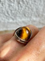 Tigerauge Ring, Silberring (54)