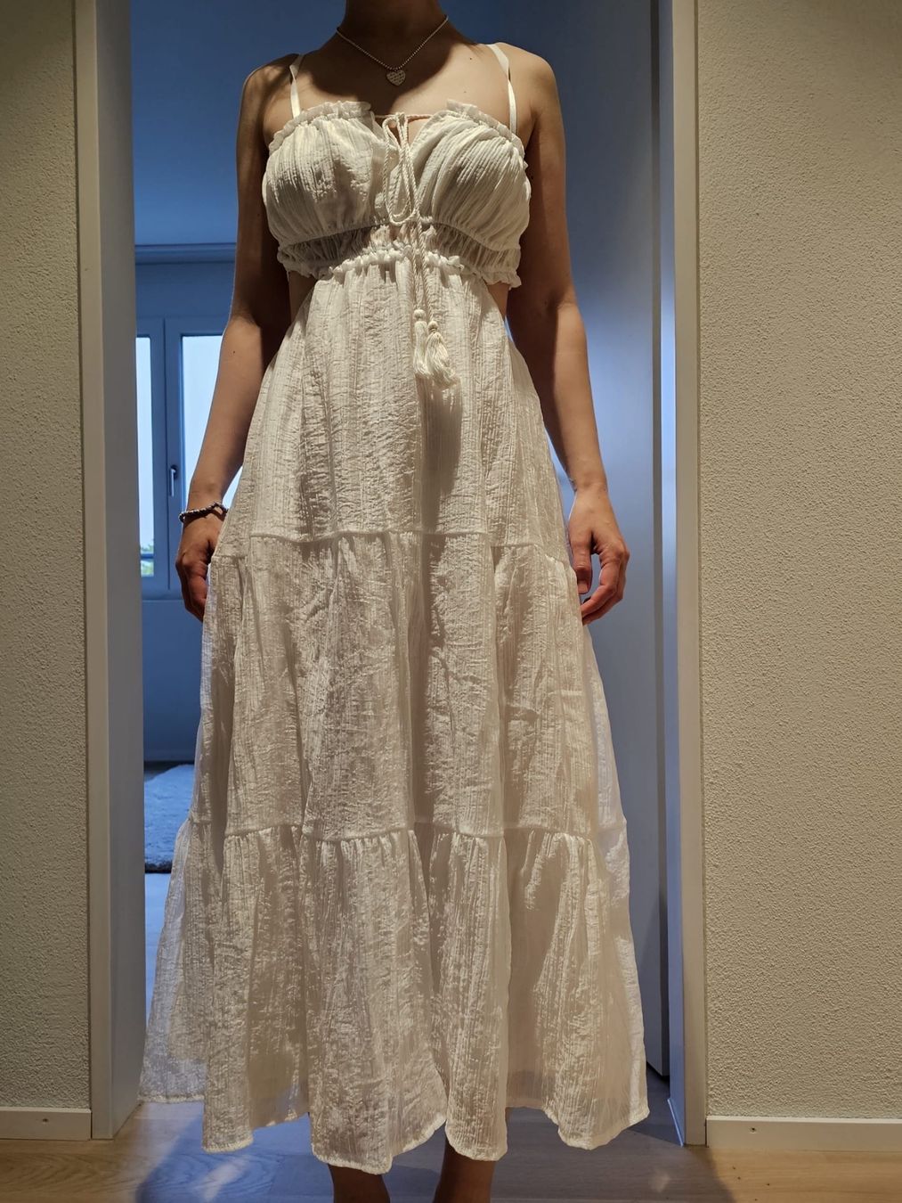 Vestiti: weisses langes Sommerkleid – Nuovo (secondo la descrizione) da Binz venduto da kratzer01 3