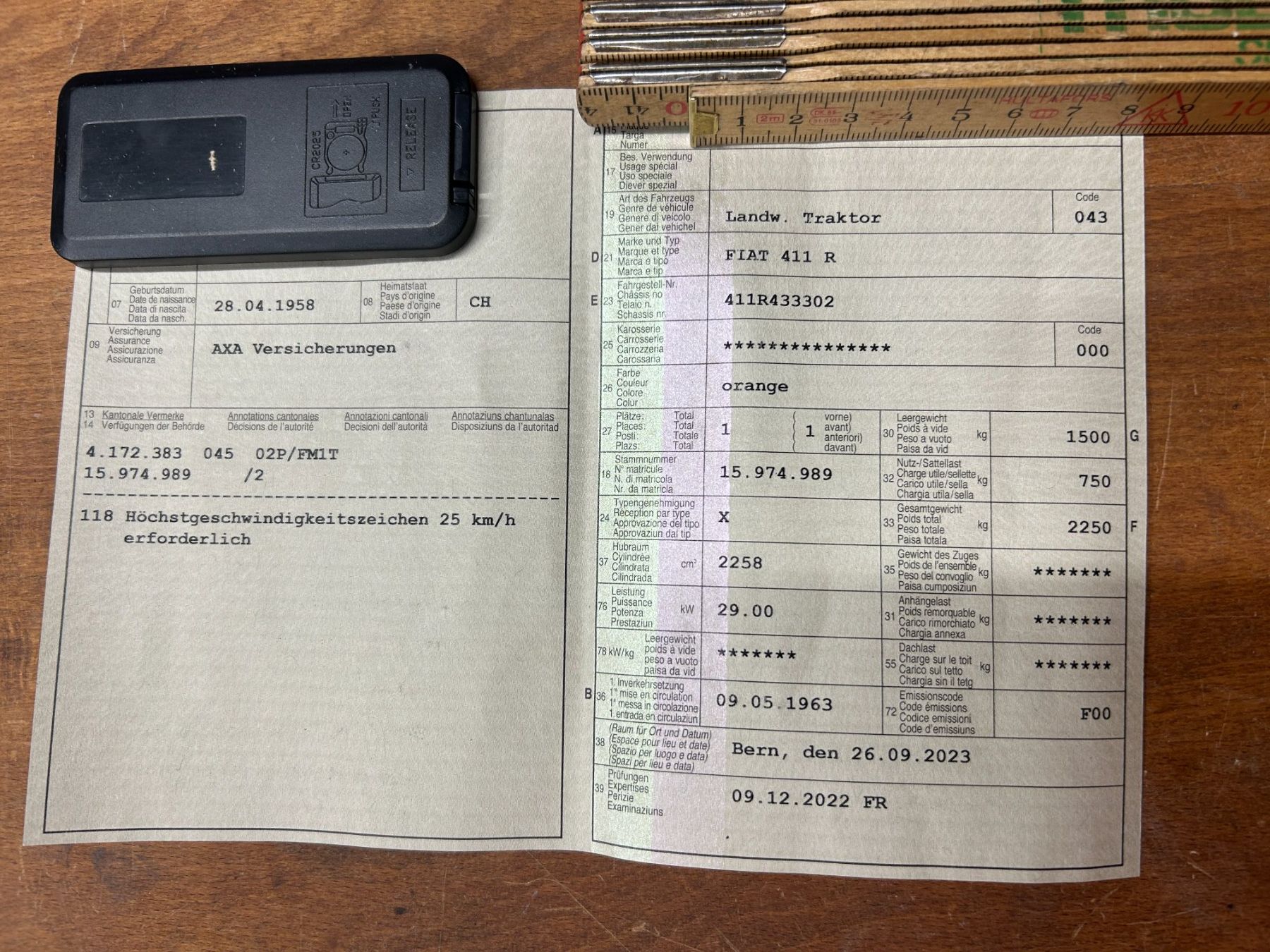 Fiat Trattori: Verkaufe mein Fiat 411 R – Usato da Walkringen venduto da Fiat411 7