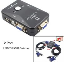 KVM Switch Umschalter Box 2 Port USB 2.0
