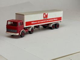 SG-  Wiking Mercedes 1620 Kofferlastzug Kontinent Möbel