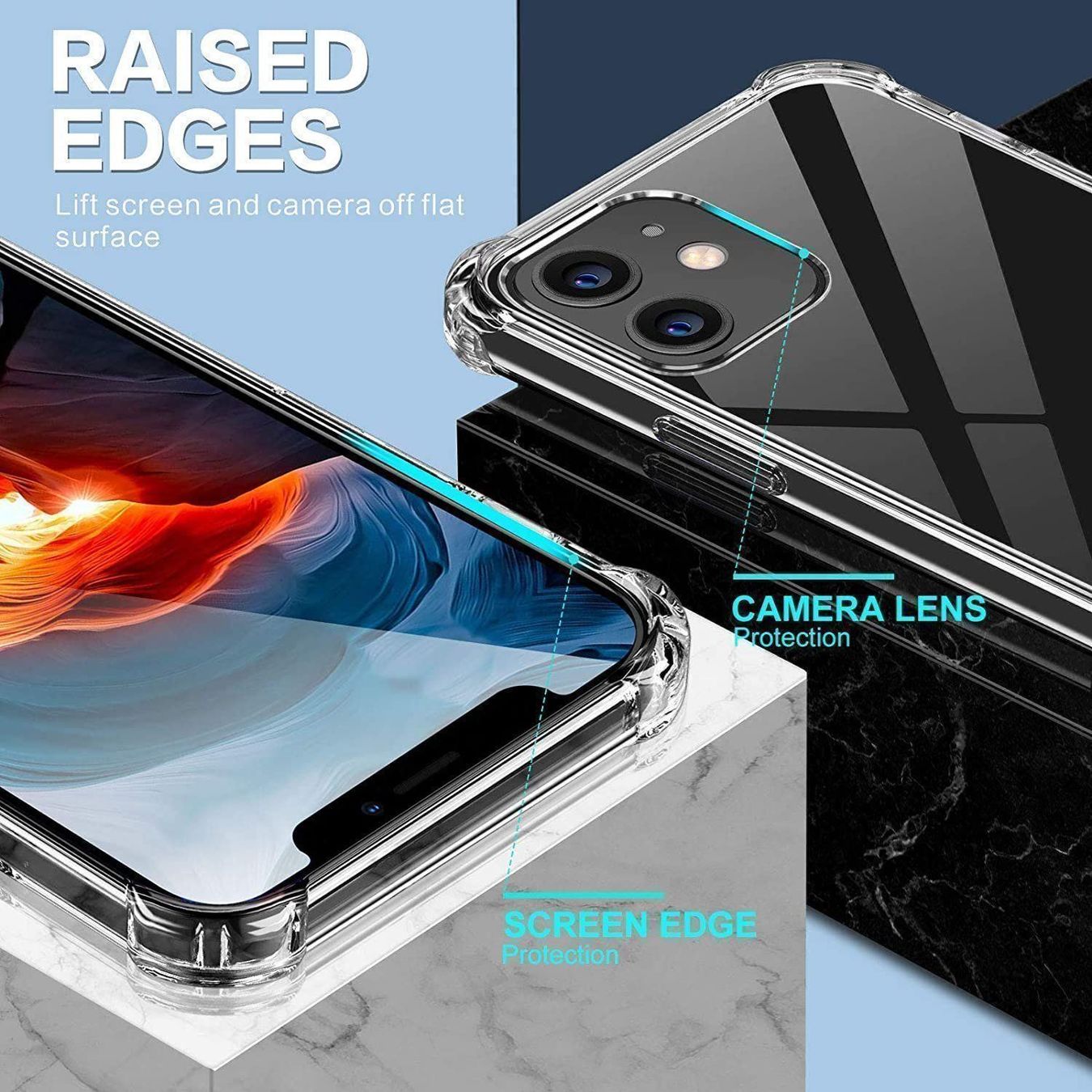 Cover & Protezioni schermo: iPhone 12/12Pro - coque Antichoc transp – Nuovo e nell'imballaggio originale da Morges venduto da DigiAC 1