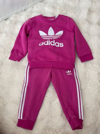 Adidas Trainingsanzug pink Grösse 92 