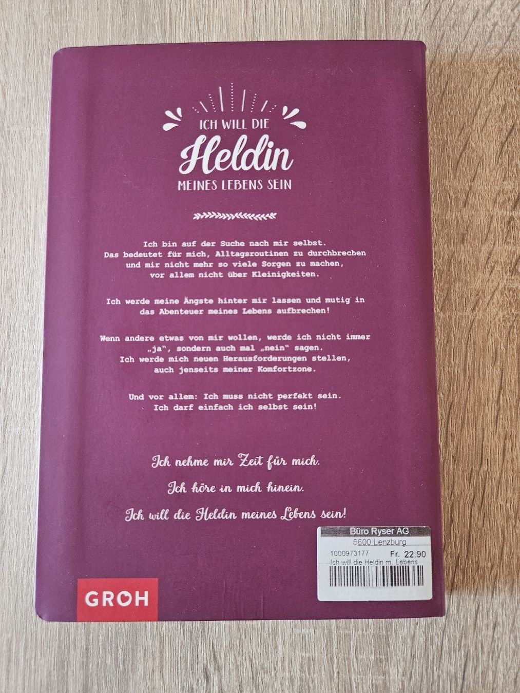 Libri: Ich will die Heldin meines Lebens sein!  Eintragbuch – Nuovo (secondo la descrizione) da Ebikon venduto da SecondChance_byM 1