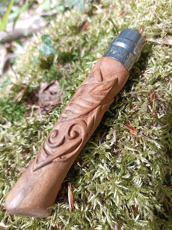 Opinel Coltelli tascabile: Opinel neuf manche en olivier – Usato da vevey venduto da Matatya 4