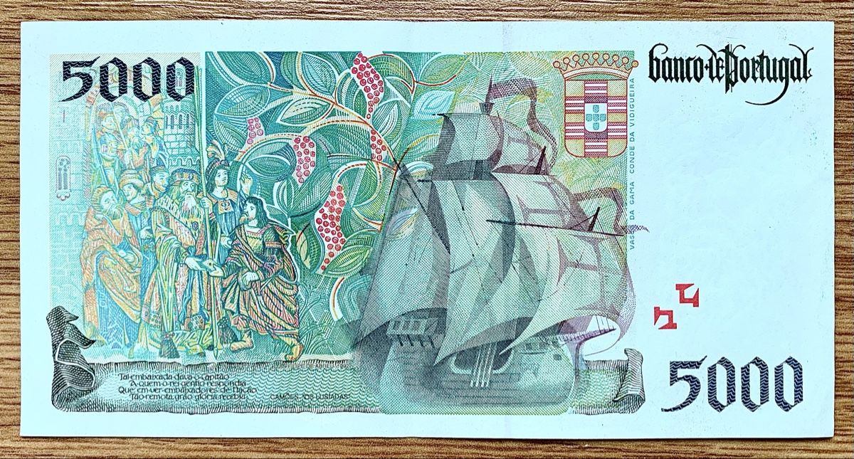 Banconote: 5000 Escudos Portugal 1996!!! – Usato da Oberentfelden venduto da NunoLouro 1