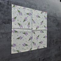 tischdecke Lavendel - Zierdeckeli, Handarbeit neu