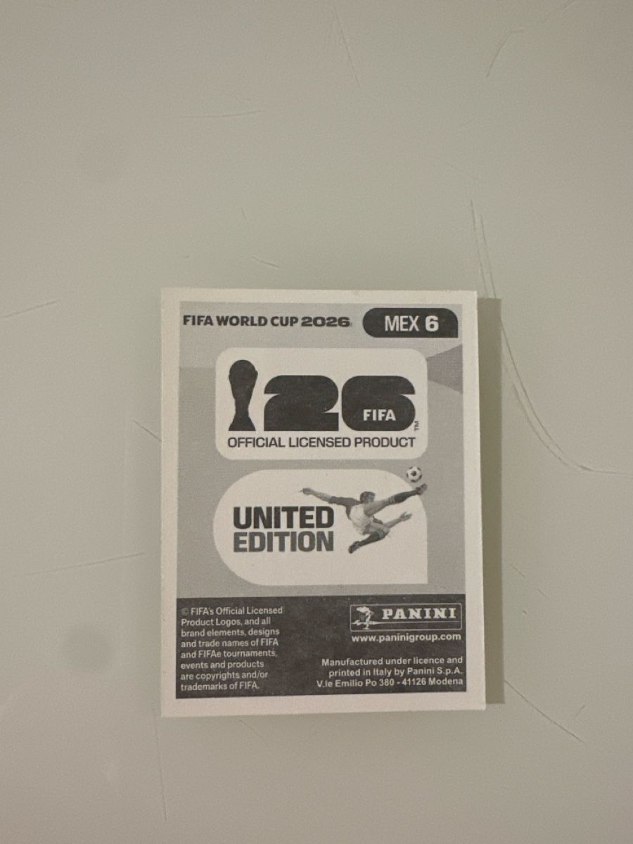 Panini Carte collezionabili: Panini 2026 Jesus Gallardo MEX6 – Nuovo (secondo la descrizione) da Bern venduto da akl_sy9s 1