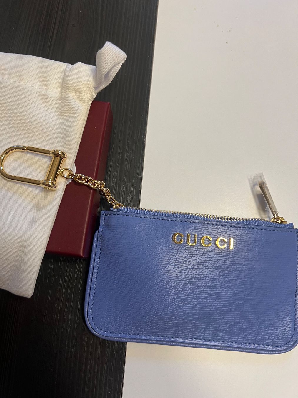 Gucci Schlüsselanhänger & - bänder: Gucci Keyholder - leather / NEU / Lavendel! – Neu und originalverpackt aus Derendingen von MDPshopandmore
