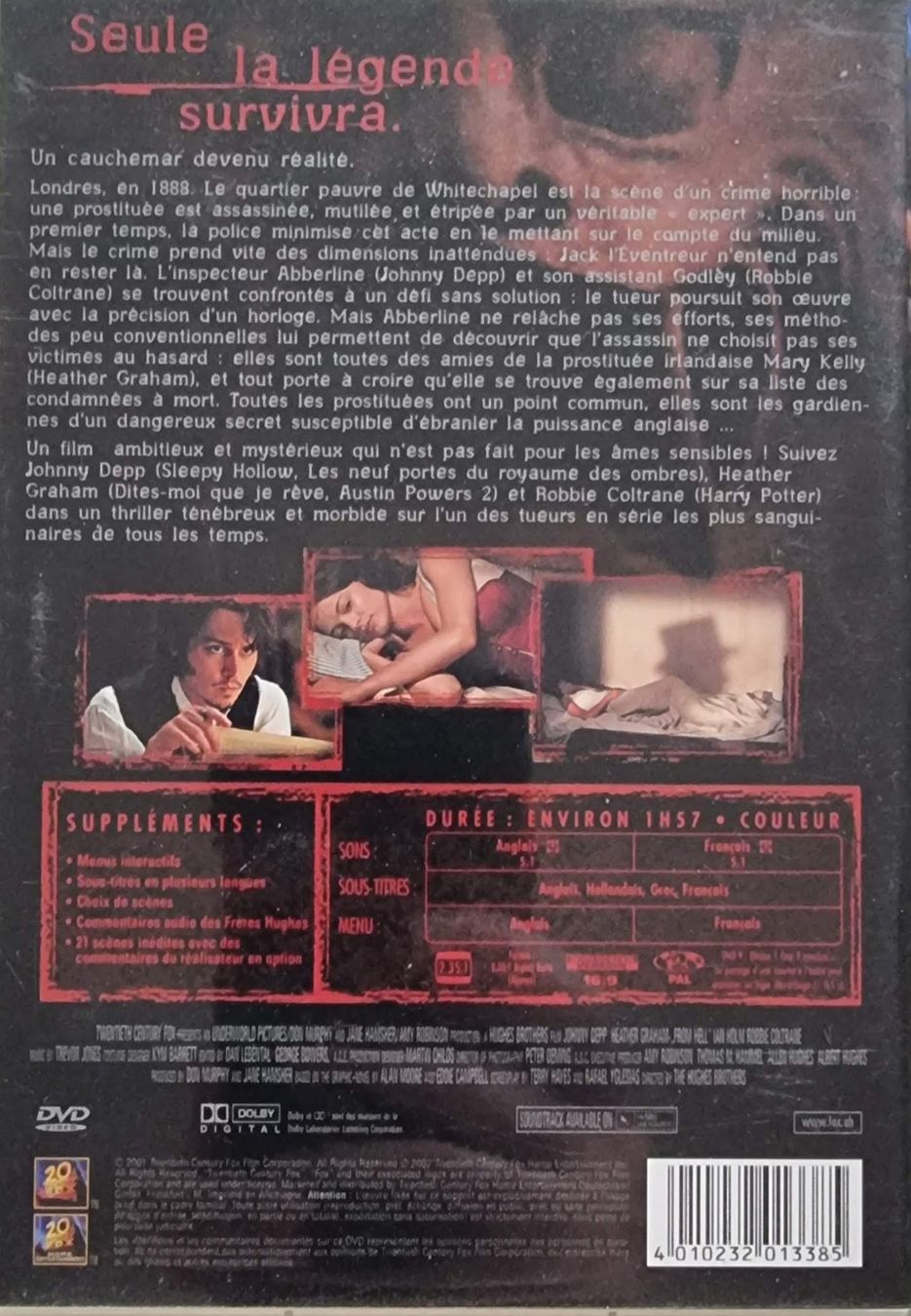Tutti i DVDs: From Hell (2001) – Usato da La Tour-de-Peilz venduto da Resize 1