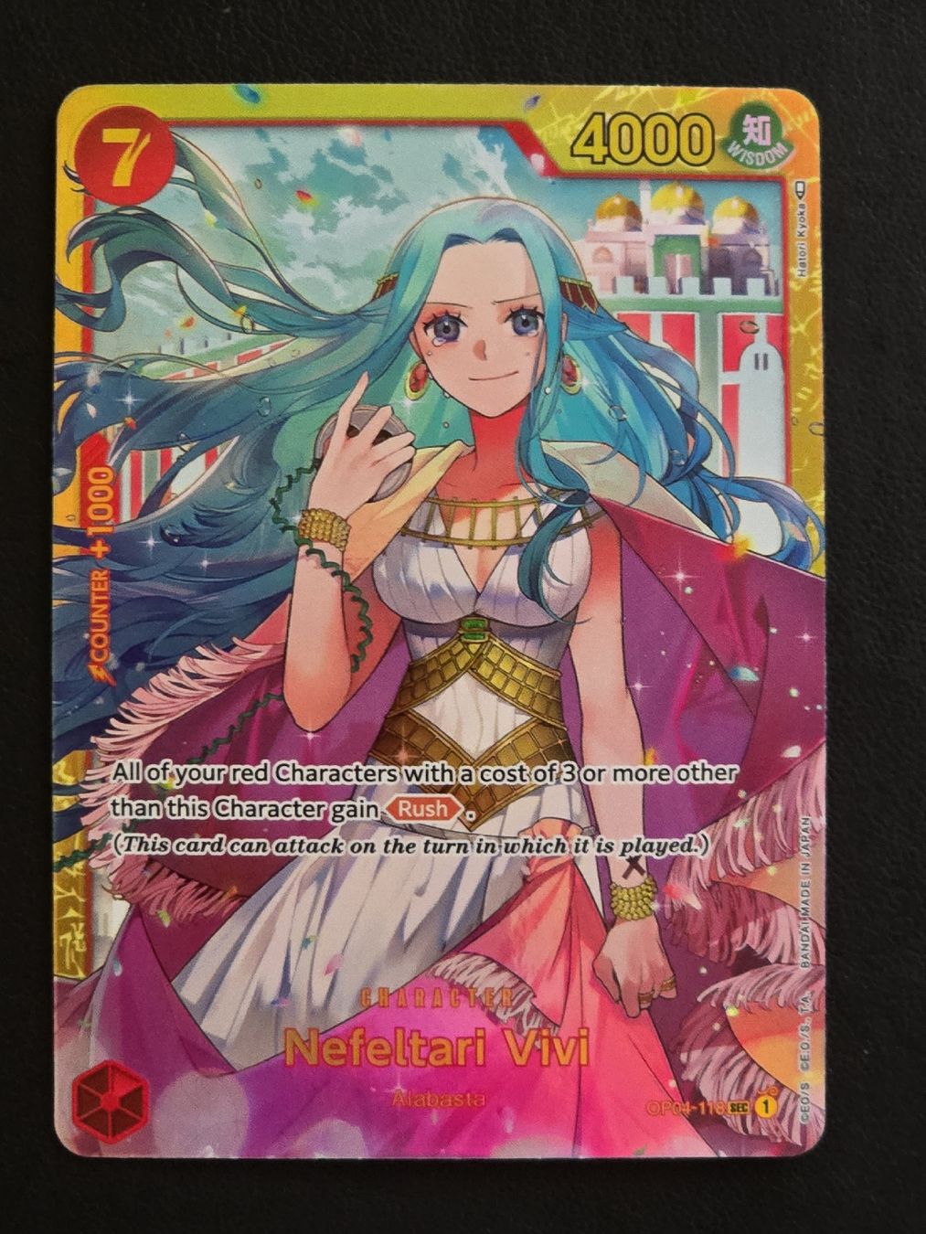 Bandai Carte collezionabili: Carte One Piece Nefeltari Vivi SEC – Nuovo (secondo la descrizione) da Cointrin venduto da PokeAku