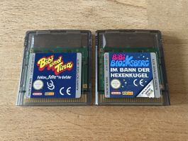 Bibi Blocksberg & Tina Gameboy Color Spiele - Top!