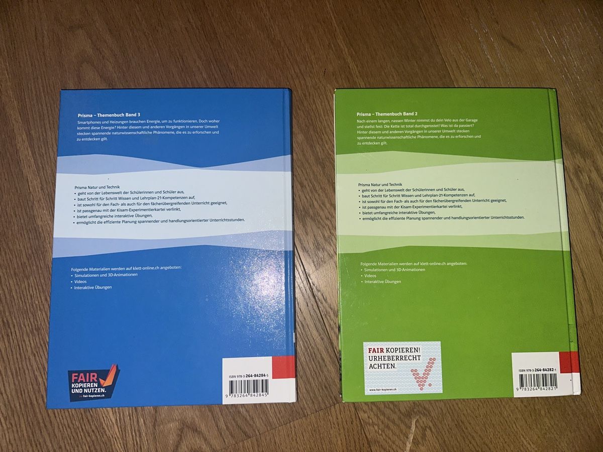 Bücher: Prisma Natur und Technik Band 2+3  – Gebraucht aus Basel von Oloir 1