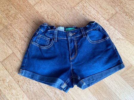 Kurze Jeanshose für Mädchen Grösse