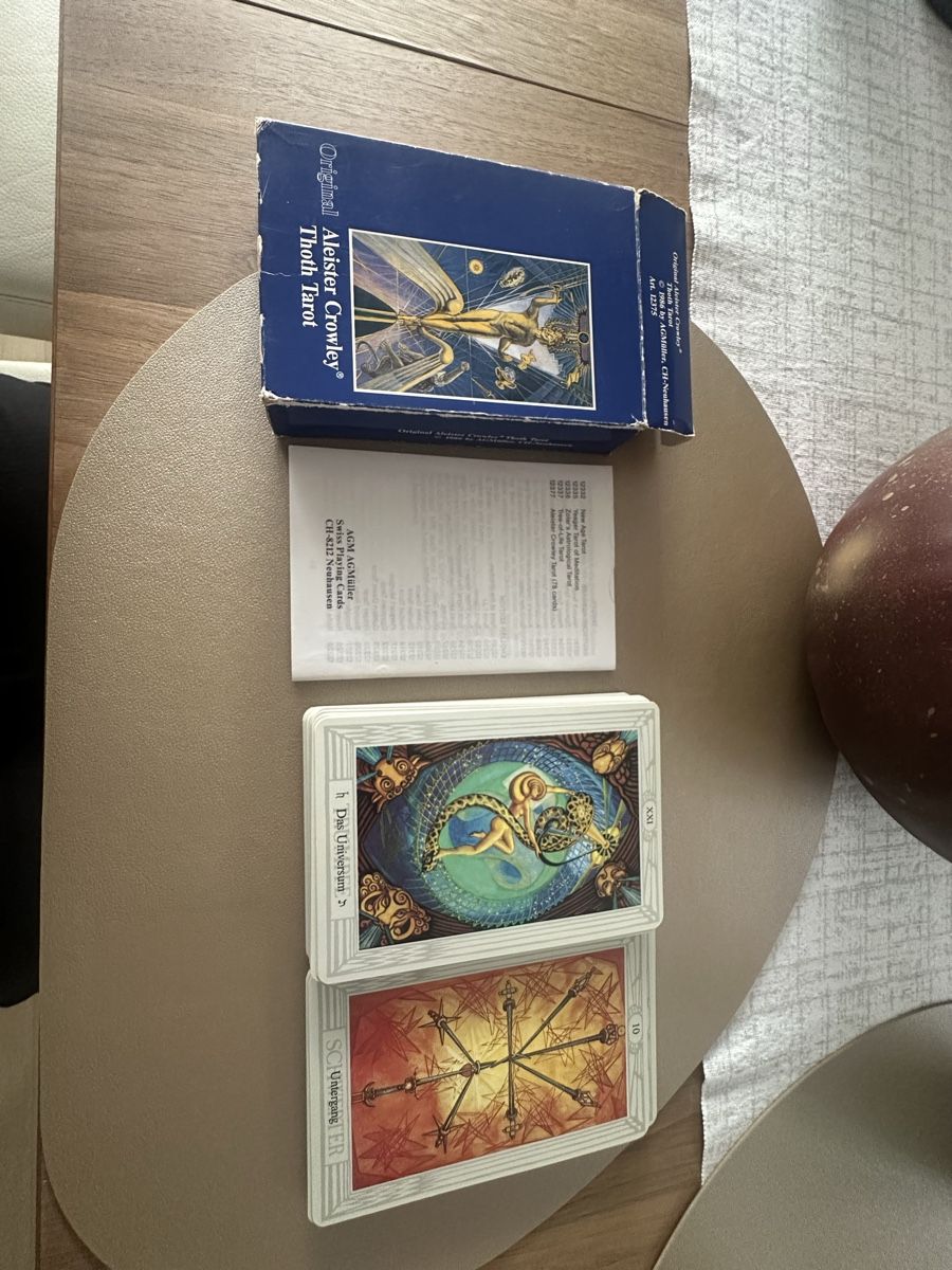 Karten: Tarotkarten, Aleister Crowley Thoth Tarot 1986 – Gebraucht aus Sevelen von Stopglobal. 6