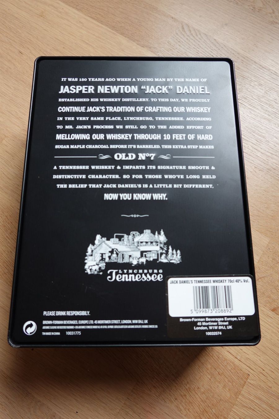 Jack Daniels Spiritueux: Jack Daniel's Blechdose 150th Anniversary ungeöffnet – Neuf (Voir description) à Jona par JOberg_25 5
