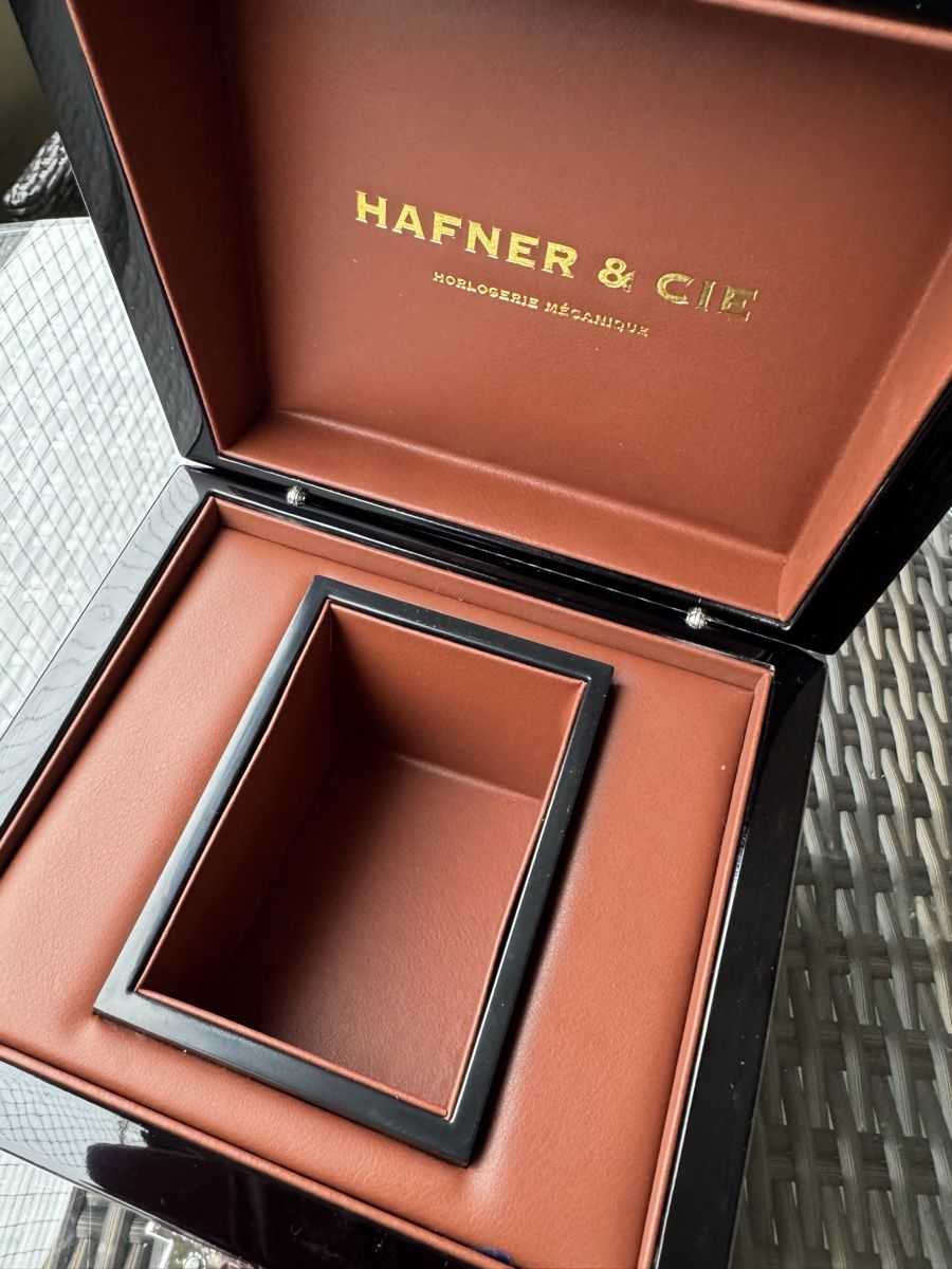 Scatole porta orologi: Uhrenbox Hafner & Cie – Usato da Thun venduto da Pfausi1966 2