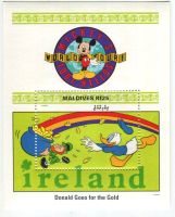 Block "Walt Disney. Donald Duck". Malediven