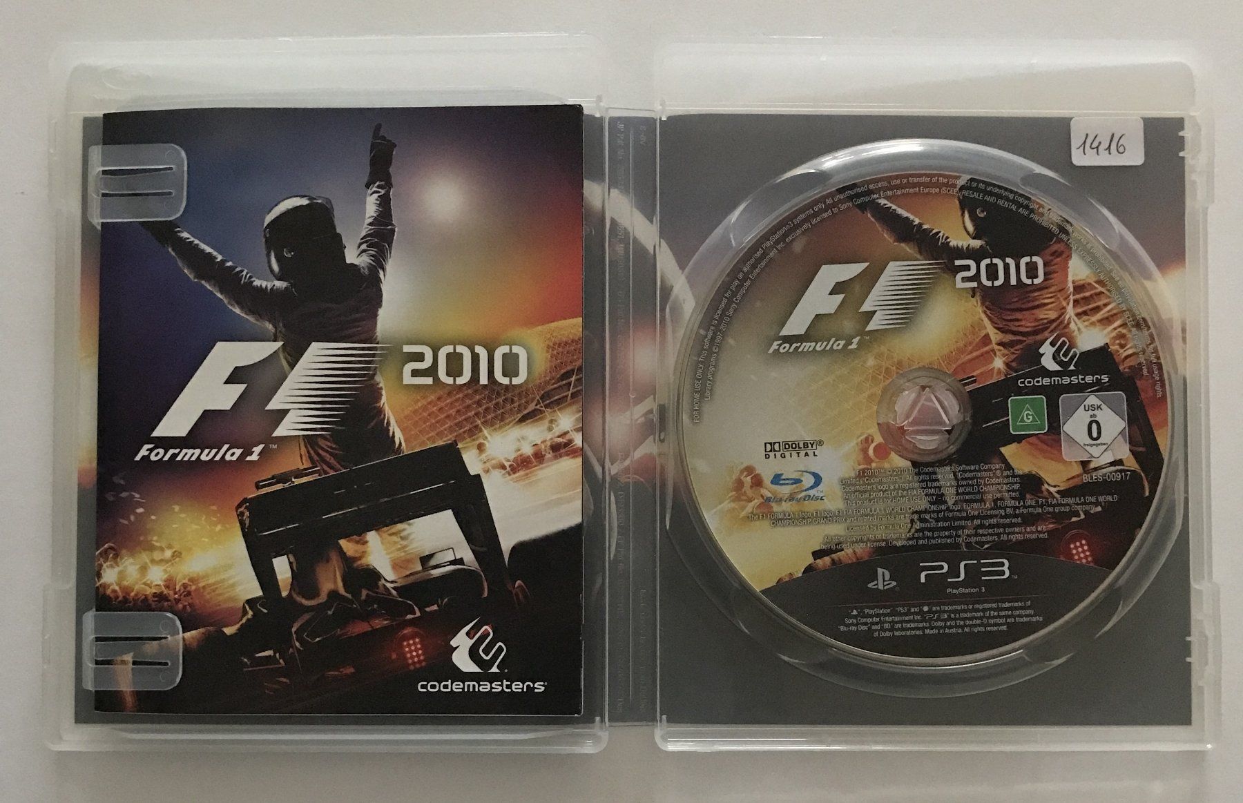 Spiele: PS3 - F1 2010 – Gebraucht aus Allschwil von Bullach 1