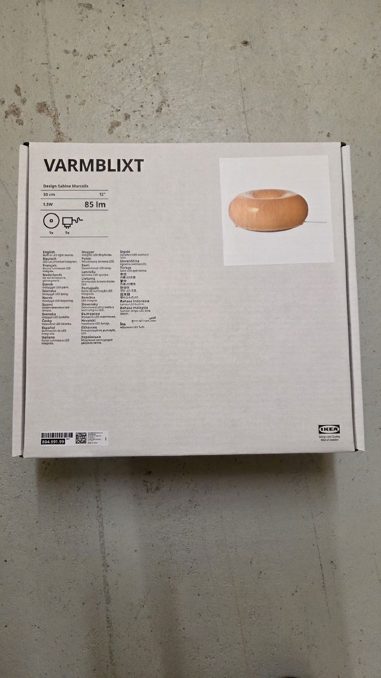 Ikea Lampade: VARMBLIXT – Nuovo e nell'imballaggio originale da Liestal venduto da sam_vm2c