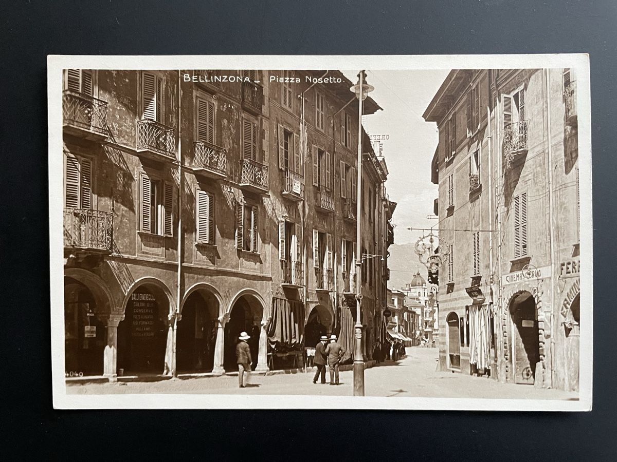 Ansichtskarten: Bellinzona - Piazza Nosetto – Gebraucht aus Faido von Luca555