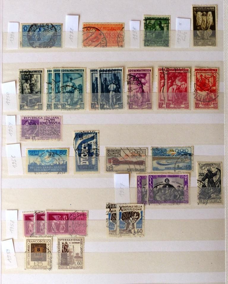 Tutti i francobolli: Italien Sammlung 800 Marken – Usato da Jona venduto da LWF01 3