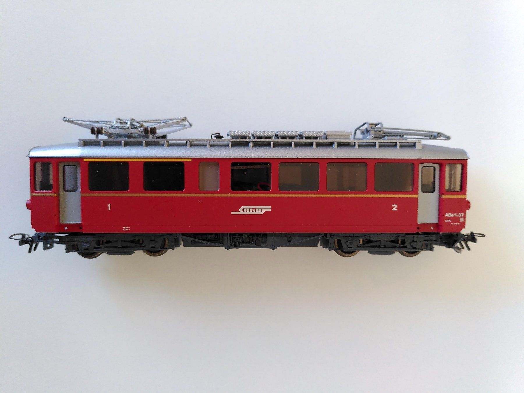 Bemo Modellini di ferrovie: Bemo RhB Bernina-Triebwagen ABe 4/4 37 H0m digital – Usato da Naters venduto da Luca099 2
