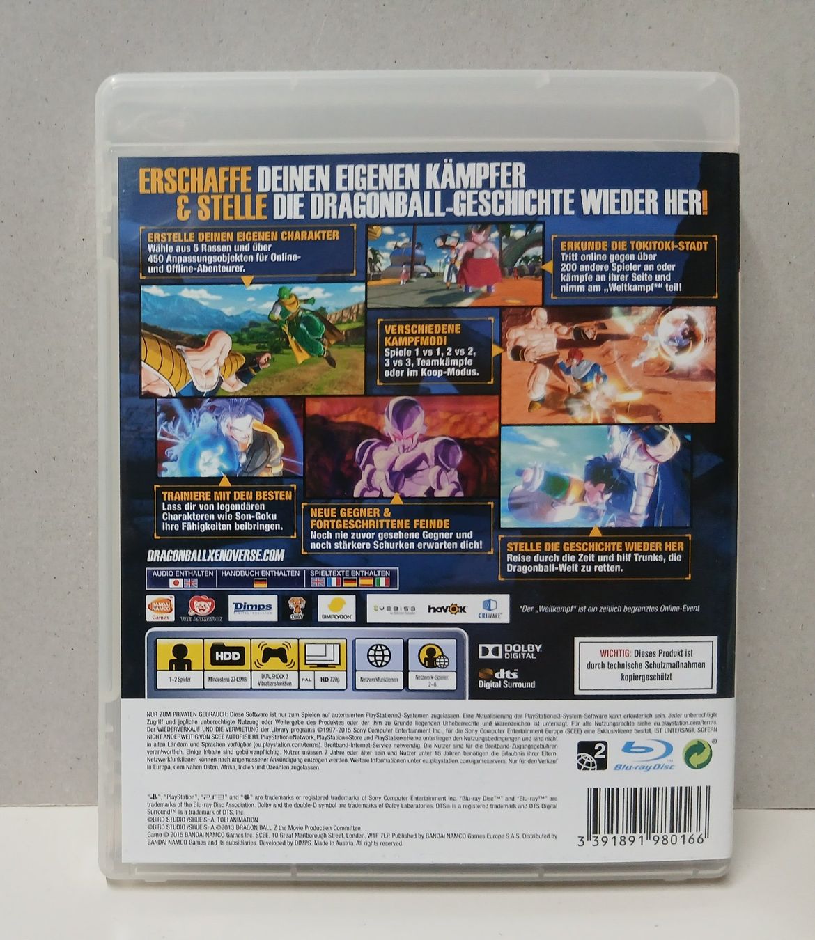 Sony Giochi: 😎Dragon Ball XenoVerse  PS3 – Usato da Schüpfheim venduto da Games_Spielkonsolen 2