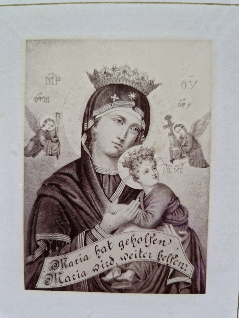 Dipinti: orthodoxes Gnadenbild Mariendarstellung – Usato da Mörschwil venduto da antiksalon21 1