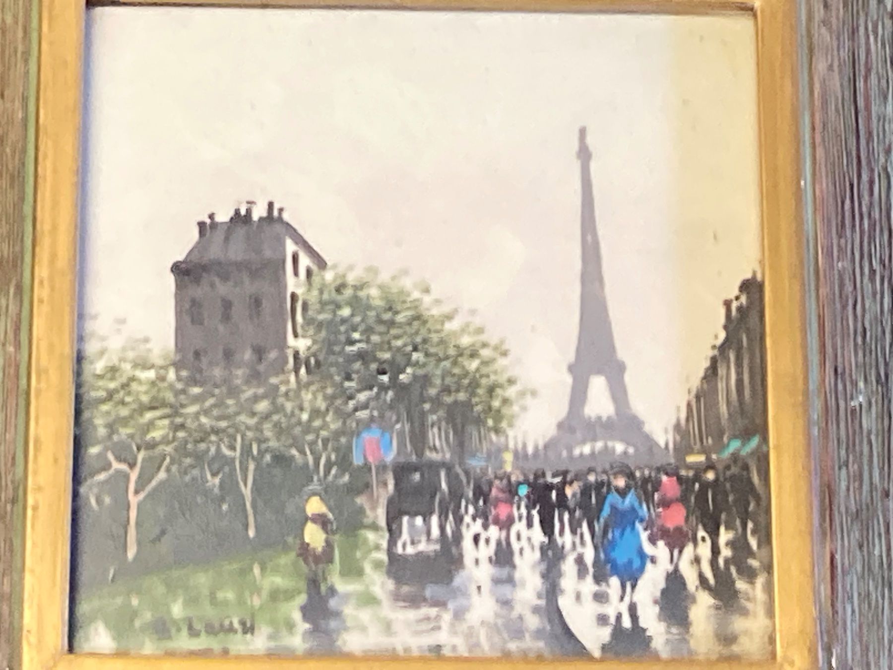 Dipinti: (mt) 2 Aquarelle Paris signiert – Usato da Bern venduto da Jwpm66 1