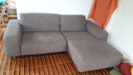 Sofa (Stoff, grau)