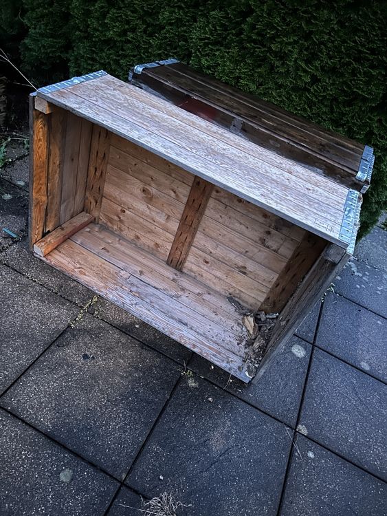 42+ Palettenrahmen Zu Verschenken, Deckel zum aufklappen und mit