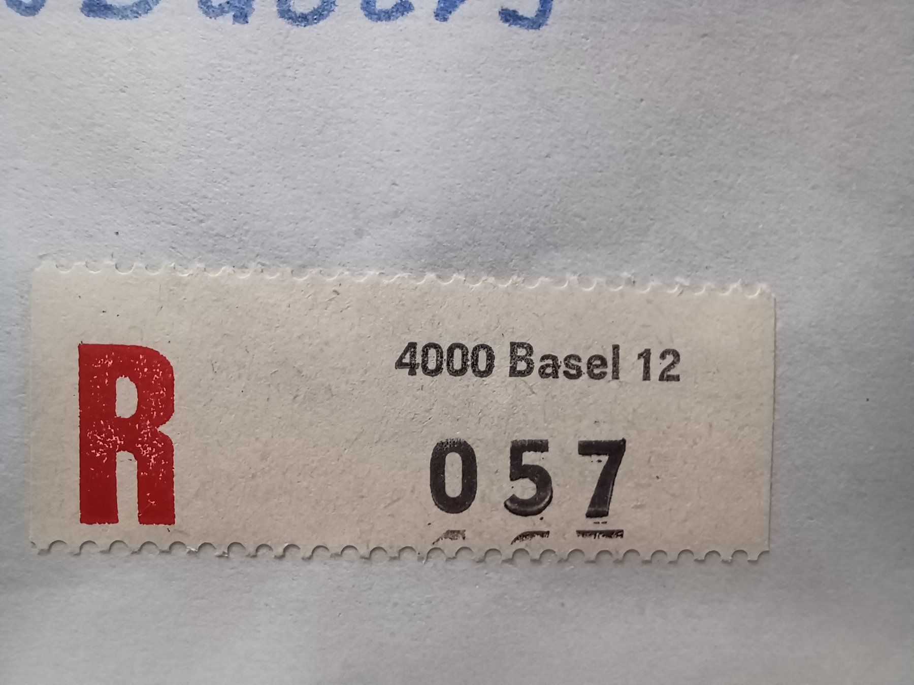 Tutti i francobolli: R 057 Basel, Delemont, 1965 – Usato da Aarau Rohr venduto da mgvw 2